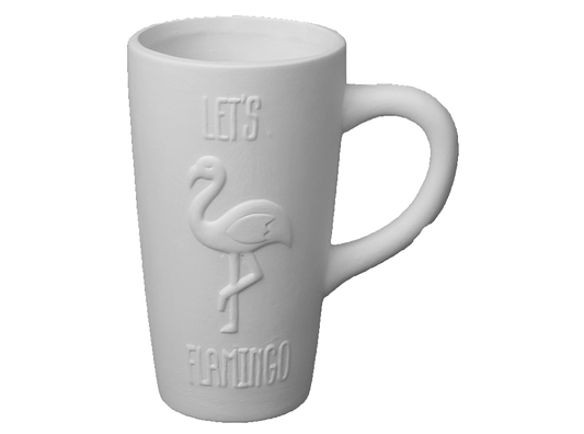 Bisque Let's Flamingo Mug (Case of 4)