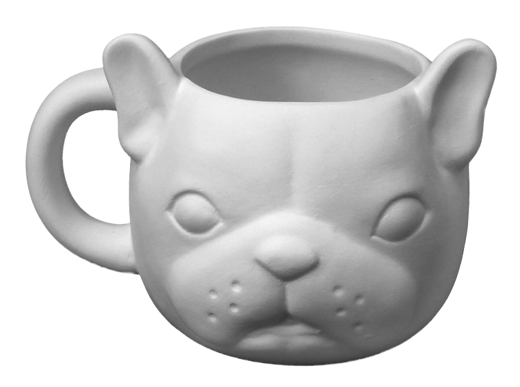 Bisque French Bulldog Mug (Case of 4)