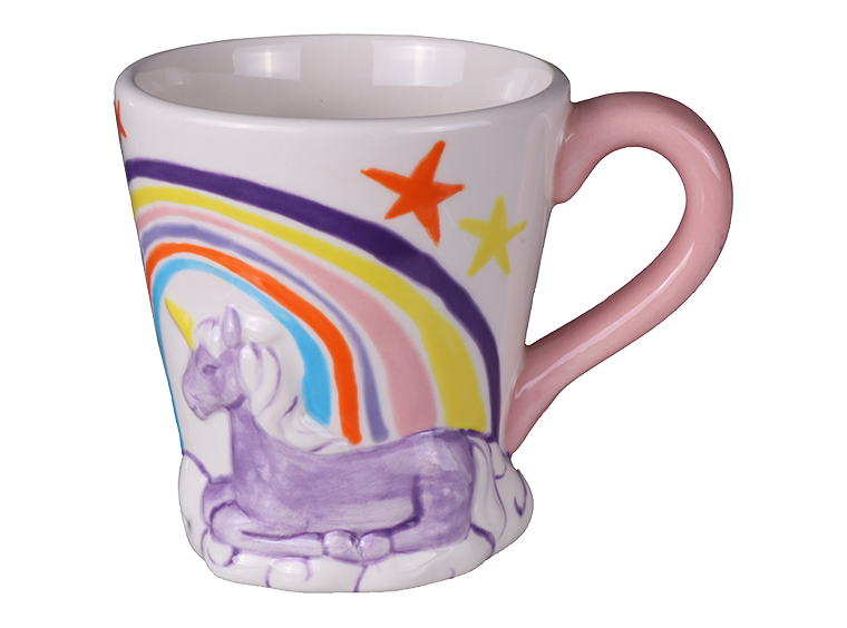 Bisque Graceful Unicorn Mug (Case of 4)