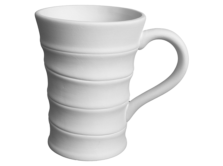Bisque Spiraled Mug (Case of 4)