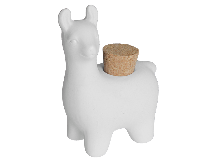 Bisque Llama Jar (Case of 12)