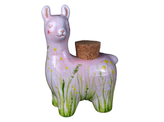 Bisque Llama Jar (Case of 12)