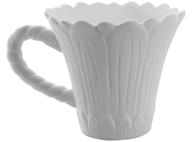 Bisque Blooming Sunflower Mug (Case of 4)