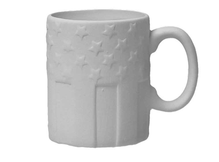 Bisque Stars And Stripes Mug (Case of 6)