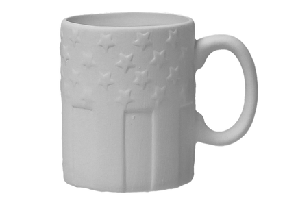 Bisque Stars And Stripes Mug (Case of 6)