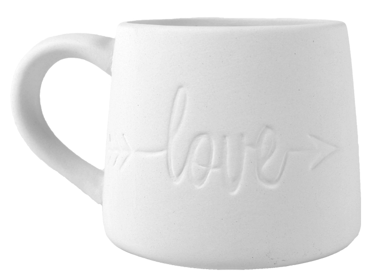 Bisque Uptown Love Mug (Case of 6)