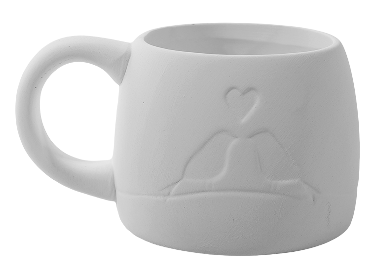 Bisque Love Birds Mug (Case of 6)