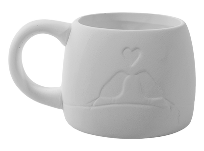 Bisque Love Birds Mug (Case of 6)