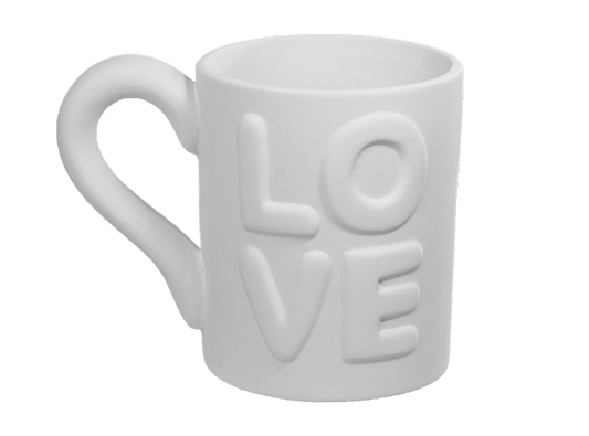 Bisque LOVE Mug (Case of 6)