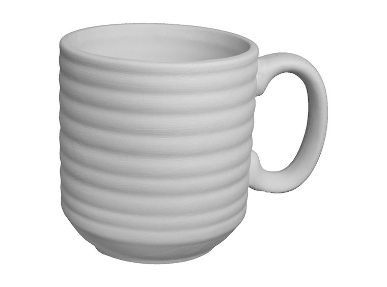 Bisque Coiled Mug (Case of 6)