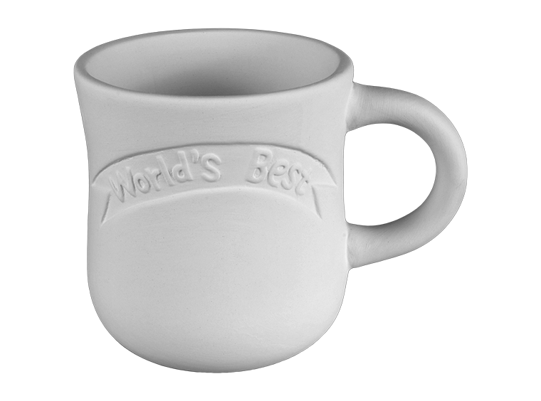 Bisque World's Best Mug (Case of 6)