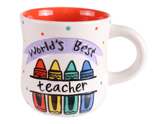 Bisque World's Best Mug (Case of 6)