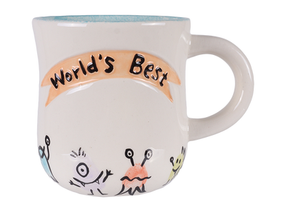 Bisque World's Best Mug (Case of 6)