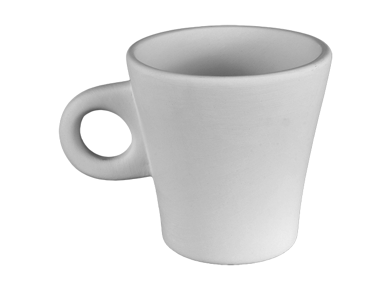 Bisque Loop Handle Mug (Case of 6)