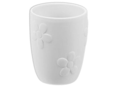 Bisque Flower Cup (Case of 12)