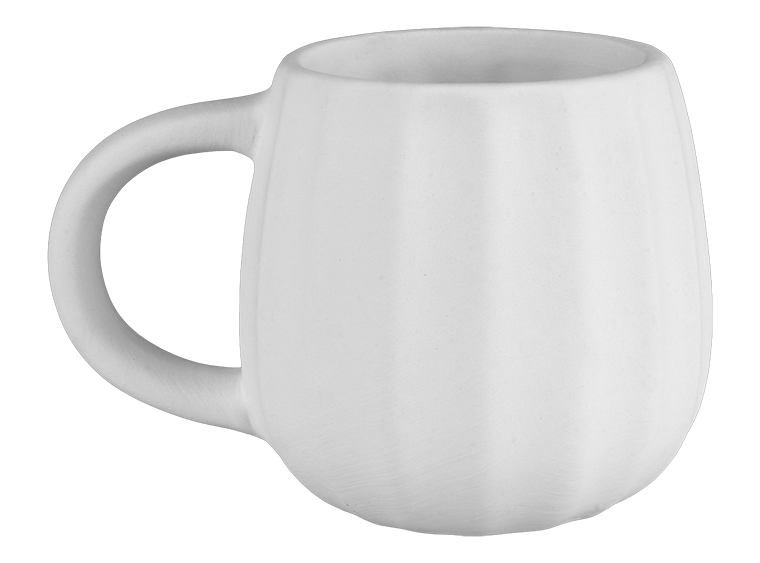 Bisque Ridged Mug (Case of 6)