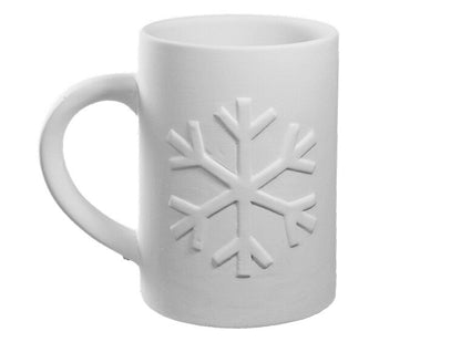 Bisque Snowflake Mug (Case of 6)