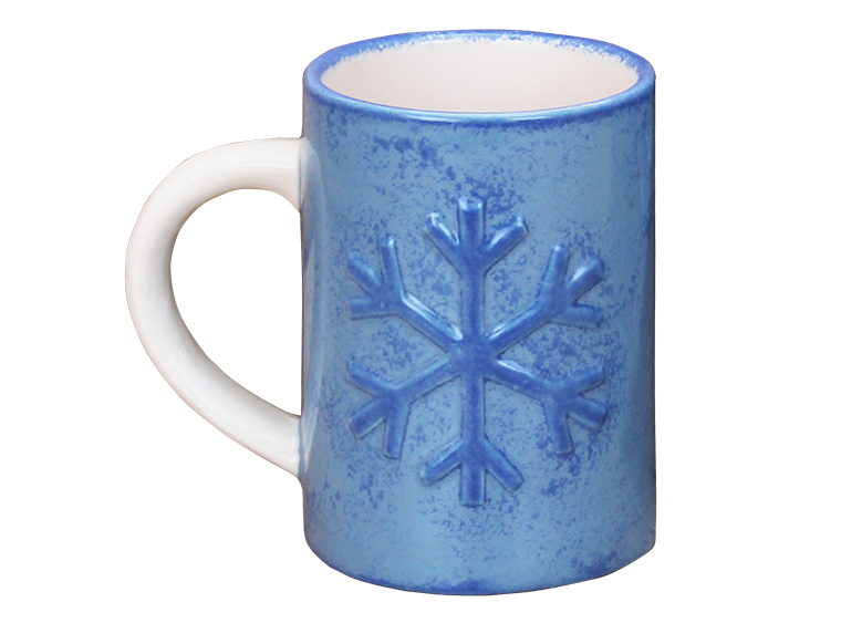 Bisque Snowflake Mug (Case of 6)