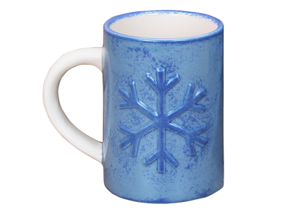 Bisque Snowflake Mug (Case of 6)