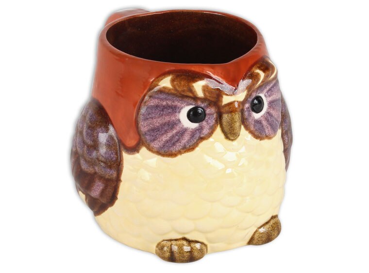 Bisque Owl Mug (Case of 4)