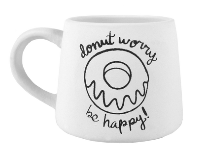 Bisque Donut Worry Mug (Case of 4)