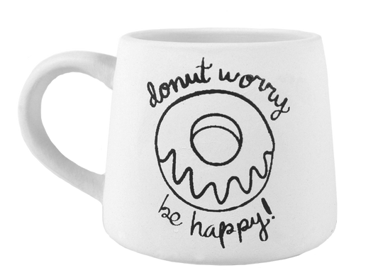 Bisque Donut Worry Mug (Case of 4)