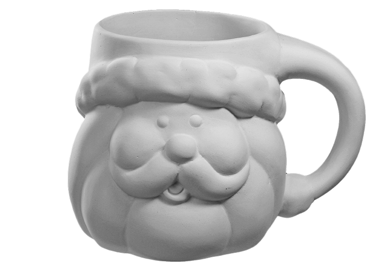 Bisque Santa Mug (Case of 4)