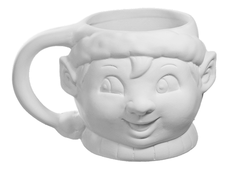 Bisque Vintage Elf Mug (Case of 4)