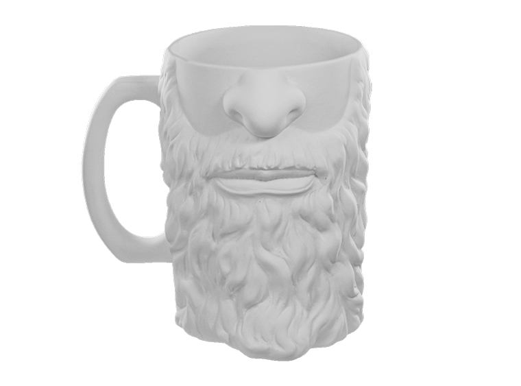 Bisque Bearded Beer Stein (Case of 4)