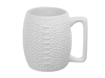 Bisque Football Mug (Case of 6)