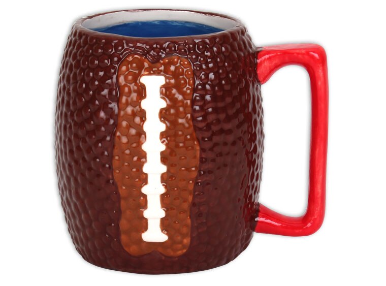 Bisque Football Mug (Case of 6)