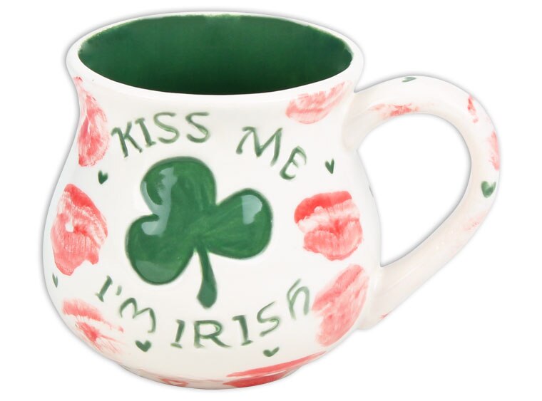 Bisque Kiss Me I'm Irish Mug (Case of 4)