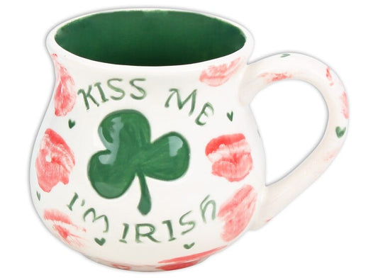 Bisque Kiss Me I'm Irish Mug (Case of 4)