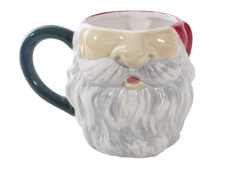 Bisque Santa's Beard Mug (Case of 4)