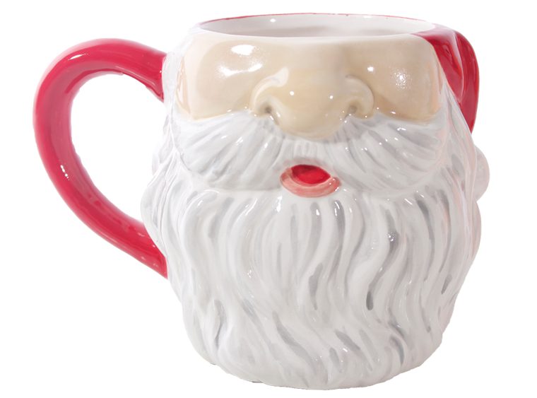 Bisque Santa's Beard Mug (Case of 4)