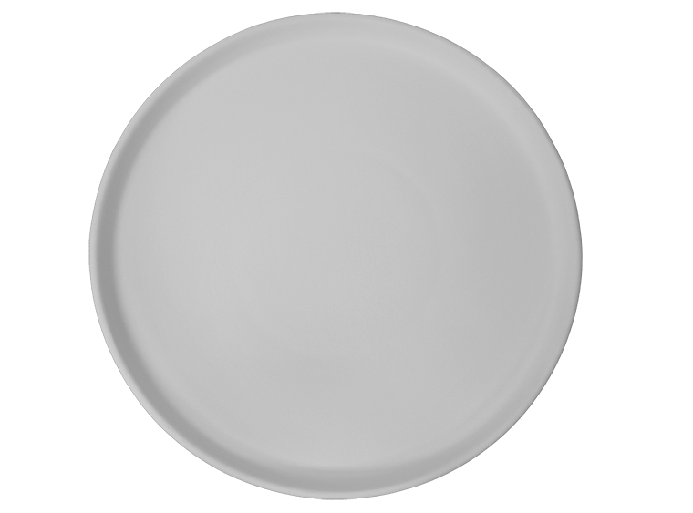 Bisque Large Aspen Plate (Case of 6)