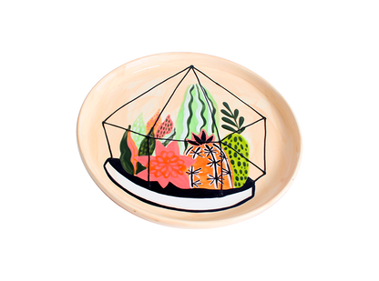 Bisque Large Aspen Plate (Case of 6)