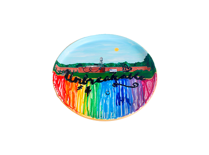 Bisque Large Aspen Plate (Case of 6)