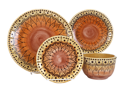 Bisque Bulbous Dinner Plate (Case of 4)