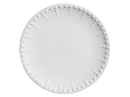 Bisque Bulbous Bread Plate (Case of 6)