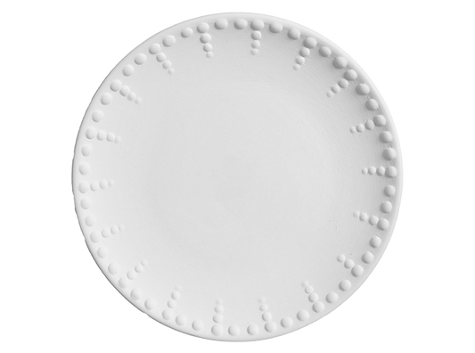 Bisque Bulbous Bread Plate (Case of 6)