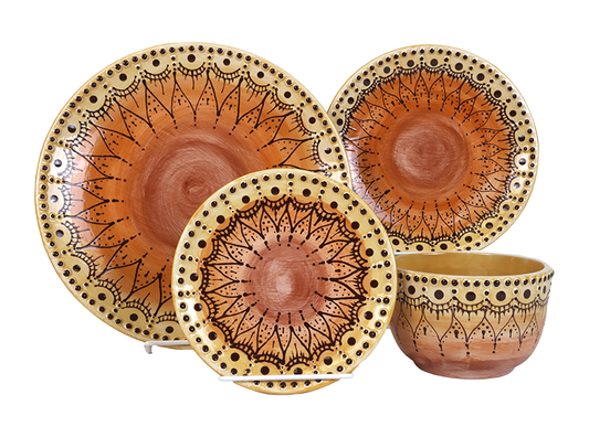Bisque Bulbous Bread Plate (Case of 6)