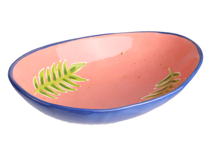 Bisque Large Organic Oval Plate (Case of 8)