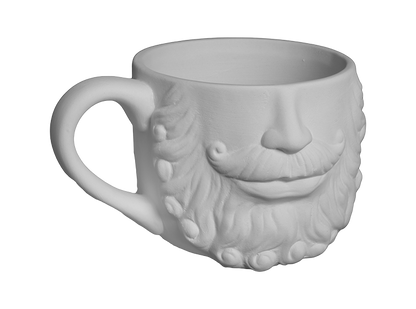 Bisque Hipster Bearded Mug (Case of 4)