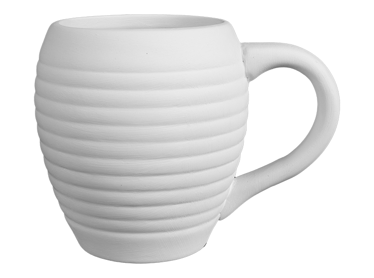 Bisque Coiled Beehive Mug (Case of 6)