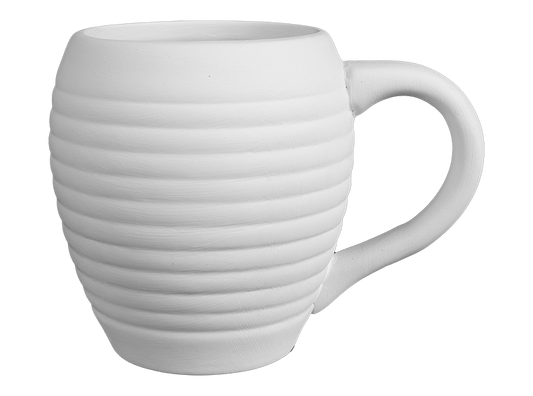 Bisque Coiled Beehive Mug (Case of 6)