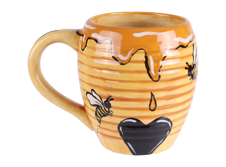 Bisque Coiled Beehive Mug (Case of 6)