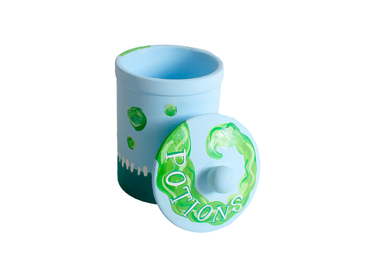 Bisque Small Canister With Seal (Case of 4)