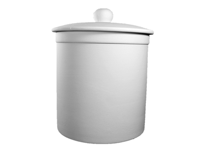 Bisque Large Canister With Seal (Case of 2)