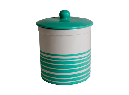 Bisque Large Canister With Seal (Case of 2)